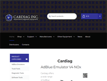 Tablet Screenshot of cardiag.com